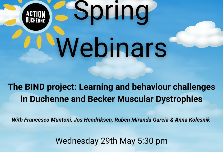 Action Duchenne spring webinar on the BIND project a great success